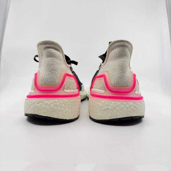 Adidas Running UltraBoost 19 Shoes Women Size 11 White/Pink EF1625 Magenta - Picture 2 of 11